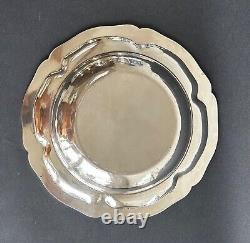 Ancien grand plat de service argent massif sterling silver D. R Paris XIX° palme