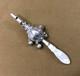 Ancien Hochet Siffleur à 4 Grelots En Argent Massif Bel Etat Manche En Nacre Xix