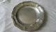 Ancien Plat / Assiette En Argent Massif Silver Modèle à Filet Minerve 700 Gr