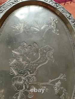 Ancien présentoir de chine 19 ème argent