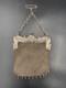 Ancien Sac Bourse Aumônière En Argent Massif Art Nouveau C. 1900 148 G