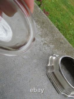 Ancien saleron an argent massif orfévre Térard Frères 63 gr