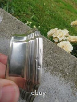 Ancien saleron an argent massif orfévre Térard Frères 63 gr