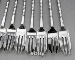 Ancien service à dessert 12 fourchettes en argent massif chine ou vietnam 235Grs