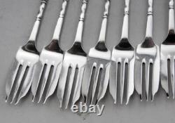 Ancien service à dessert 12 fourchettes en argent massif chine ou vietnam 235Grs