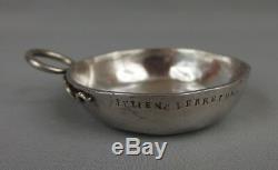 Ancien taste vin tastevin argent massif XVIIIe fermiers généraux silver cup 18th