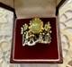 Ancienne Bague Argent Massif Or Opale Et &Eacute;meraudes Cr&eacute;ateur Design