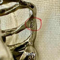 Ancienne Bague Argent Massif Or Opale Et Émeraudes Créateur Design