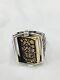 Ancienne Bague Chevalière Homme A Tête Rotatif En Argent Massif 925 T63