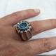 Ancienne Bague En Argent Massif