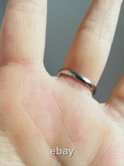 Ancienne Bague En Argent Massif Silver Ring 925 Anneaux Créateur Perles Tahiti