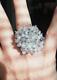 Ancienne Bague En Argent Et Pierres De Lunes Massif Silver Ring 925