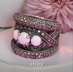 Ancienne Bague argent massif Art Deco opales & marcassites taille 56 (1,8 mm)