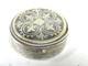 Ancienne Boite A Pilule Mouche Coffret Argent Massif 900 Niellé Silver Box