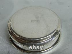Ancienne Boite Ajourée Argent Massif Poinçon 800 Silver Box