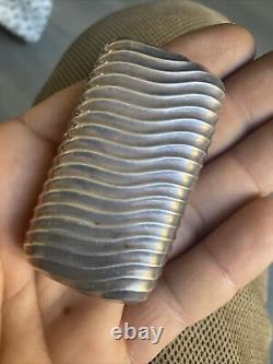 Ancienne Boite En Argent Massif Tabatiere Silver Snuf Box @ Nap III Silber