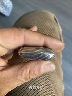 Ancienne Boite En Argent Massif Tabatiere Silver Snuf Box @ Nap III Silber