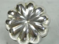 Ancienne Boite Pilule Coffret Citrouille Argent Massif Silver Box