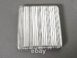 Ancienne Boîtes Porte Cigarettes Porte Allumettes En Argent Massif Poinçonnés