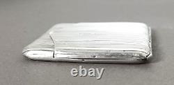 Ancienne Boîtes Porte Cigarettes Porte Allumettes En Argent Massif Poinçonnés