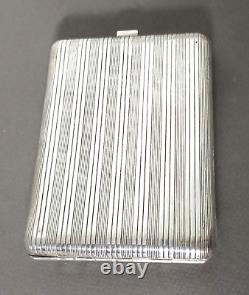 Ancienne Boîtes Porte Cigarettes Porte Allumettes En Argent Massif Poinçonnés