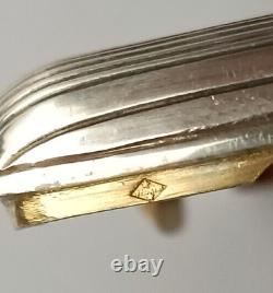 Ancienne Boîtes Porte Cigarettes Porte Allumettes En Argent Massif Poinçonnés