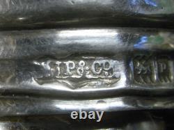 Ancienne Bonbonnière Cristal Bouchon Argent Massif Poinçon Anglais Boite