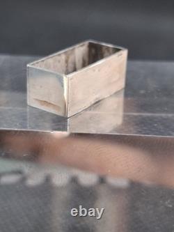 Ancienne Boucle De Ceinture SUNSET TRAILS STERLING Argent Massif