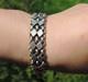 Ancienne Bracelet Chaine En Argent Massif 19e Super Qualit&eacute; Maille Souple