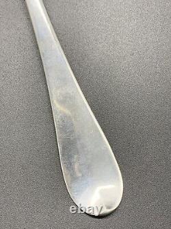 Ancienne Cuillère À Ragoût En Argent Massif Anglais UK Sterling XVIII EME