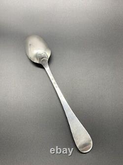 Ancienne Cuillère À Ragoût En Argent Massif Anglais UK Sterling XVIII EME