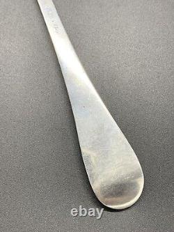 Ancienne Cuillère À Ragoût En Argent Massif Anglais UK Sterling XVIII EME