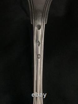 Ancienne Cuillère À Saupoudrer Argent Massif