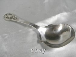 Ancienne Cuillere Danoise A Baies Glace Argent Massif Poinçons Silver Spoon
