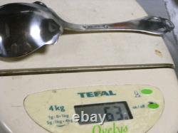 Ancienne Cuillere Danoise A Baies Glace Argent Massif Poinçons Silver Spoon