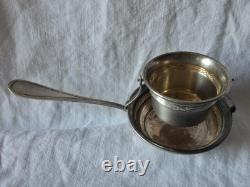 Ancienne Cuillère Passe Thé Passoire Pasette en Argent massif minerve 2 Vintage