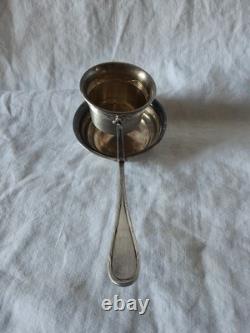 Ancienne Cuillère Passe Thé Passoire Pasette en Argent massif minerve 2 Vintage