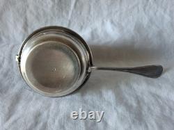 Ancienne Cuillère Passe Thé Passoire Pasette en Argent massif minerve 2 Vintage
