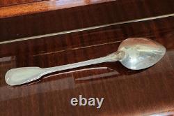 Ancienne Cuillère à Ragoût en Argent Massif 30 cm 149g 3 Poinçons Minerve