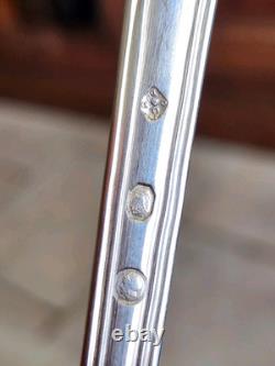Ancienne Cuillère à Ragoût en Argent Massif 30 cm 149g 3 Poinçons Minerve