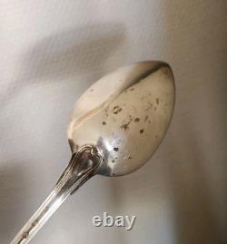 Ancienne Cuillère à Ragoût en Argent Massif 30 cm 149g 3 Poinçons Minerve