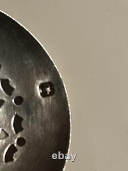 Ancienne Grille A Absinthe En Argent Massif Minerve Cuillere Silver Spoon