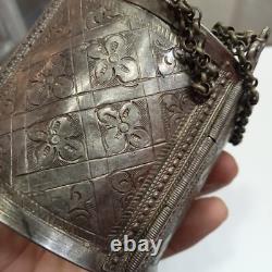 Ancienne Khelkhal En Argent Massif Traditionnel Antiquité