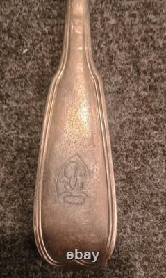 Ancienne Louche Argent Massif Poinçon 1er Coq Grosse Garantie Paris Modèle Filet