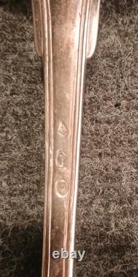 Ancienne Louche Argent Massif Poinçon 1er Coq Grosse Garantie Paris Modèle Filet