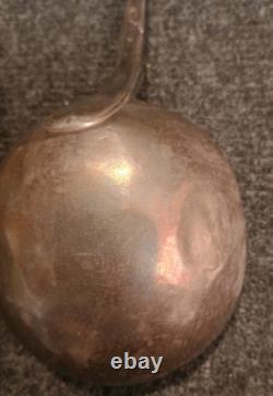 Ancienne Louche Argent Massif Poinçon 1er Coq Grosse Garantie Paris Modèle Filet
