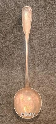 Ancienne Louche Argent Massif Poinçon 1er Coq Grosse Garantie Paris Modèle Filet