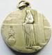 Ancienne M&eacute;daille Sainte En Argent Massif Par P&eacute;nine Sainte Genevi&egrave;ve Patronn