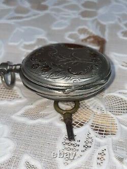 Ancienne Montre Gousset en Argent Massif Daniel Mongard À Restaurer XIXe Siècle