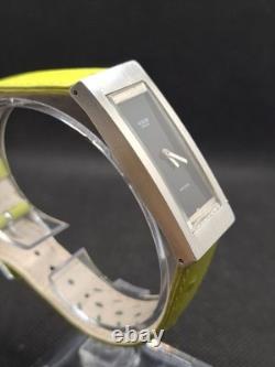 Ancienne Montre Tank En Argent Massif GUILDE Reglex Fonctionne